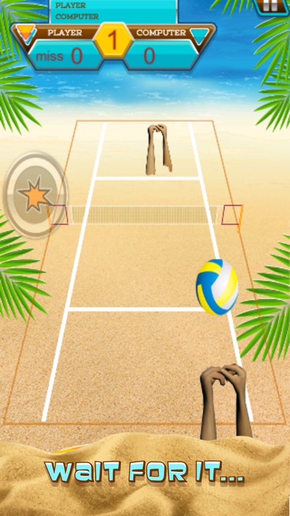 A Volleyball Beach Battle Summer Sport Game