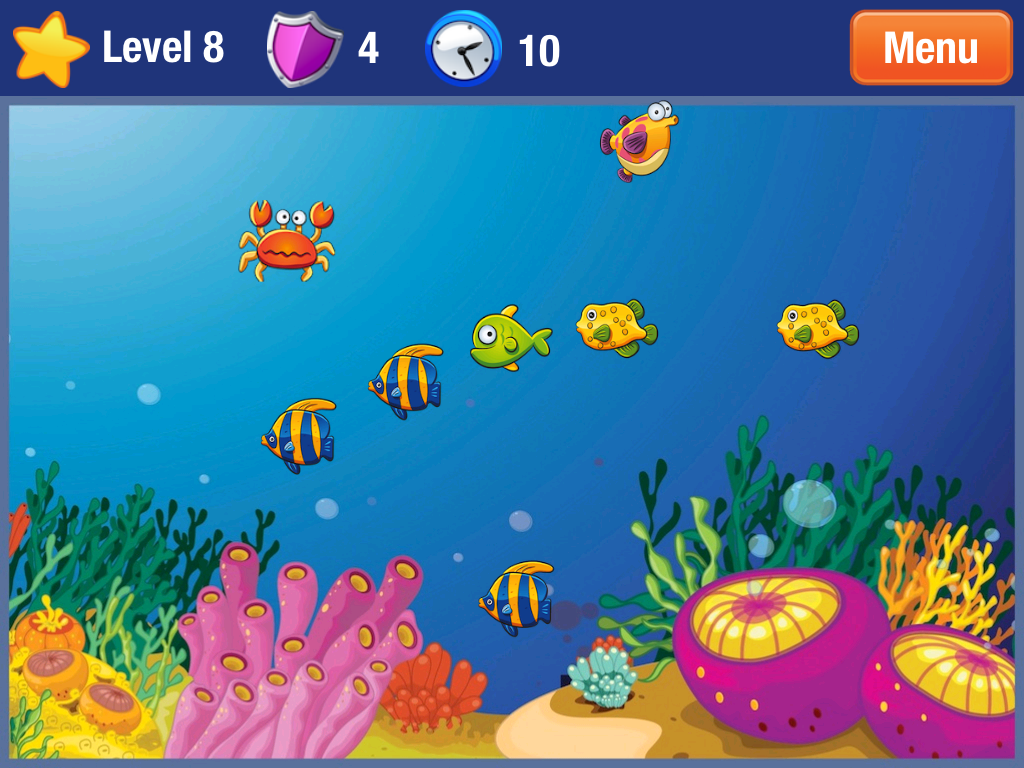 Crab King Fishing - Sea Animals Game for Kids