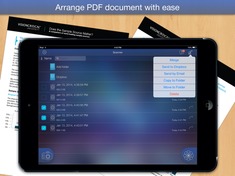 Скриншот из PDF Scanner - easily scan books and multipage documents to PDF