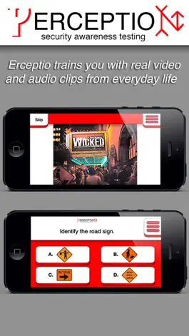 Game screenshot ERCEPTIO - Cross train your brain! Test your perception and security observation skills with real video and audio clips from everyday life. apk