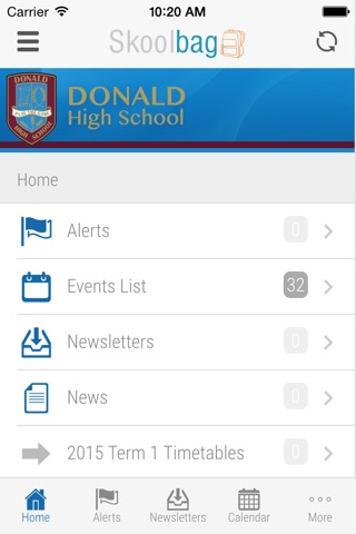 Donald High School screenshot 2