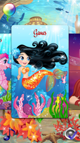 Mermaid Princess Coloring Pages for Girls and Games for Ltttle Kids screenshot