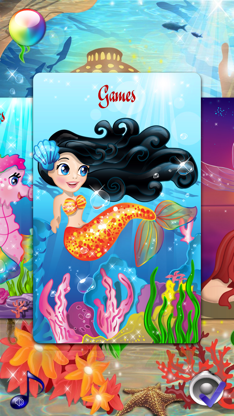 Mermaid Princess Coloring Pages for Girls and Games for Ltttle Kids screenshot 2