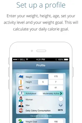 Game screenshot Calorie Counter Free - lose weight, gain fitness, track calories and reach your weight goal with this app as your pal apk