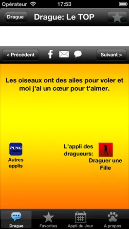 Game screenshot Drague : le TOP des phrases apk