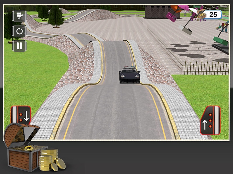 3D Police Car Racing Stunts - Crazy simulator ride and simulation adventure screenshot 7