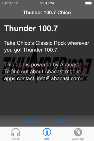 Thunder 100.7 Chico screenshot 3