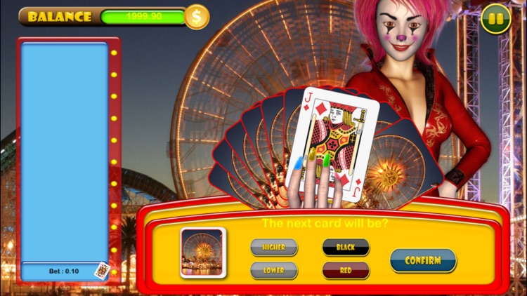 "A+" Evil Carnival HiLo Solitaire Best Classic Social Real Fun Cards Game With Friends Pro