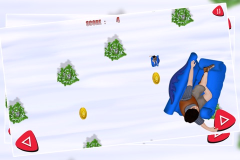 Downhill Snow Couch : The Crazy Furniture Top Fun Mountain Race - Gold screenshot 2