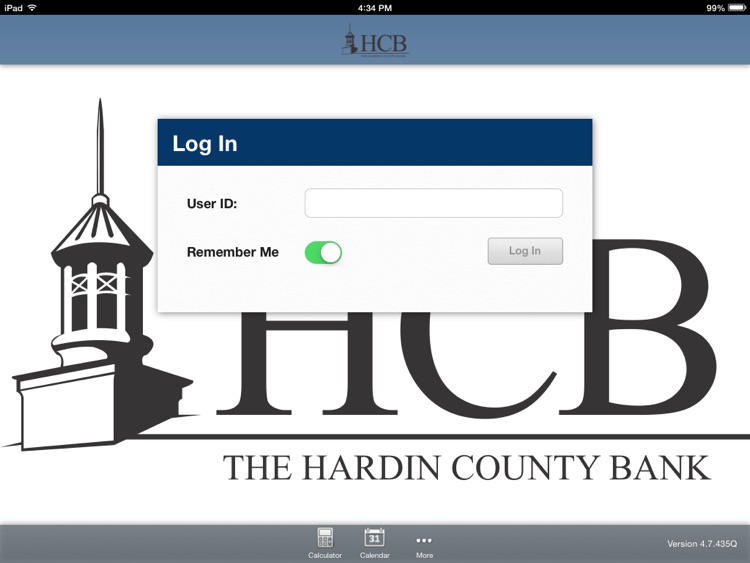 The Hardin County Bank Mobile for iPad
