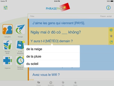Screenshot #4 pour Guide de conversation de vietnamien – Voyagez aisément au Vietnam