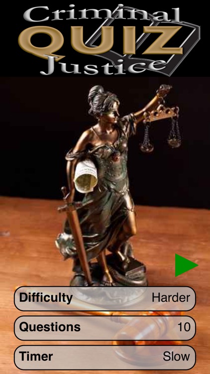 Criminal Justice Terminology Quiz