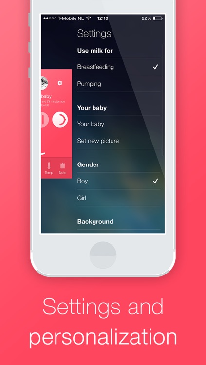 Milk - Breastfeeding timer and log screenshot-3