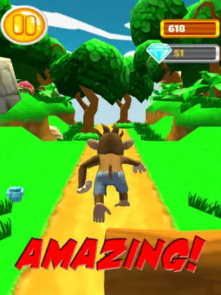Banana Monkey Jungle Gorilla Run Lite, game for IOS