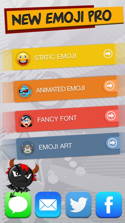 New Emoji Pro - Animated Emojis Icons, Fonts and Cartoons - Emoticons Keyboard Art