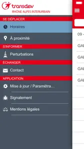 Transdev Rhône Alpes Interurbain screenshot #1 for iPhone