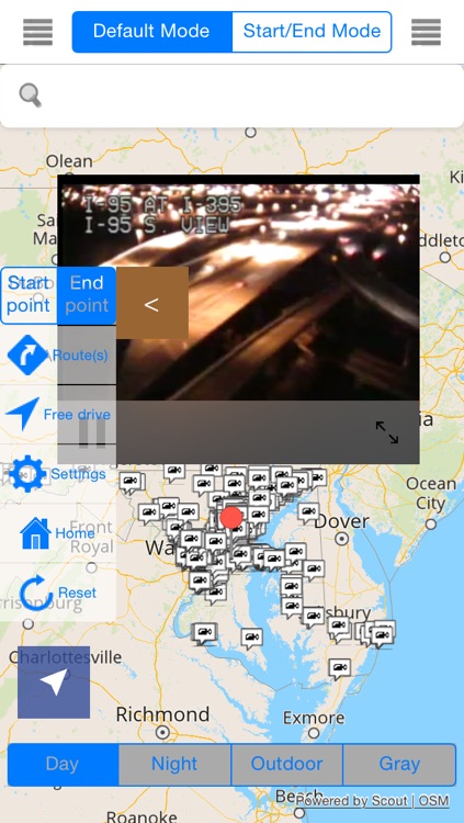 Maryland/Baltimore Offline Map with Real Time Traffic Cameras Pro - Great Road Trip