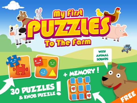My first jigsaw Puzzles : Animals to the farm [Free]のおすすめ画像1