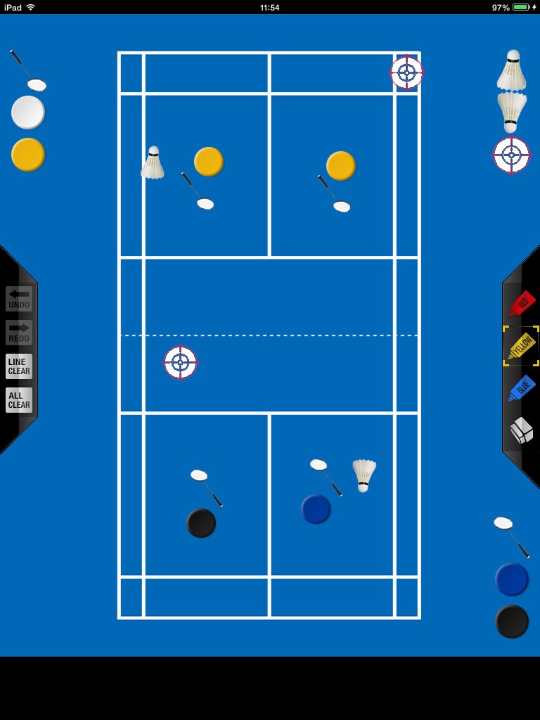 バドミントン作戦盤 無料版 screenshot 2