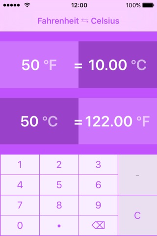 Fahrenheit To Celsius | °F to °C screenshot 2