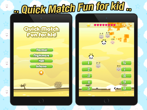 Quick Match Fun for kid - online first typing any adding fact fraction of your iPad screenshot