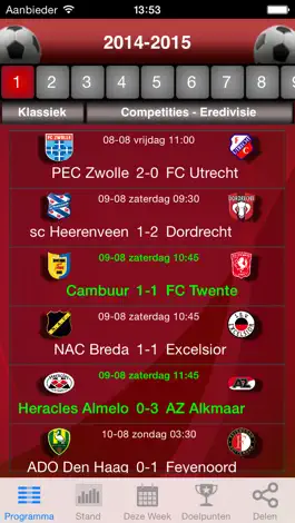 Game screenshot Eredivisie Voetbal mod apk