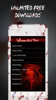 halloween alert tones - scary new sounds for your iphone iphone screenshot 2