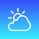 iWeather - Minimal, simple, clean weather app app icon - Weather app for iPhone