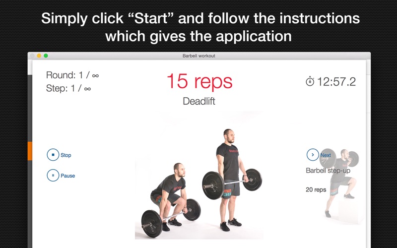 Screenshot #3 pour Barbell workout