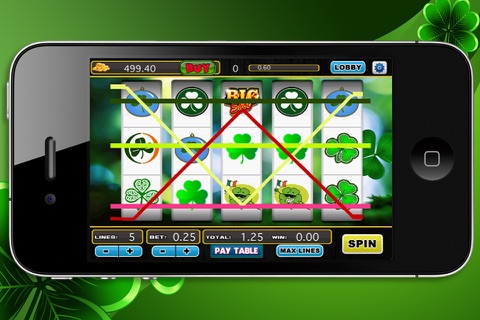 Irish Shamrock Slots Machine screenshot 3