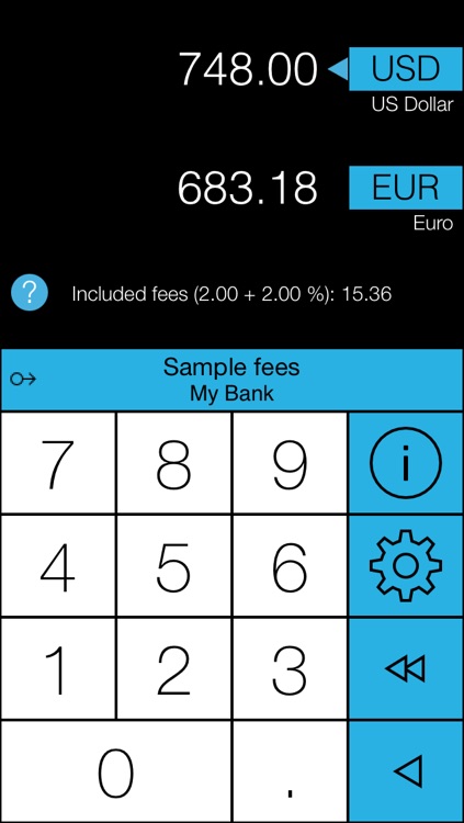 Currency Converter with Fees Calculator screenshot-4