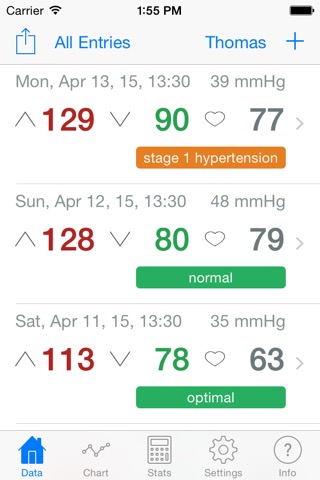 Blood Pressure Monitor - Cloud Editionのおすすめ画像1