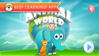 Screenshot #1 pour Animal World - An app for children and toddlers to learn about animals.