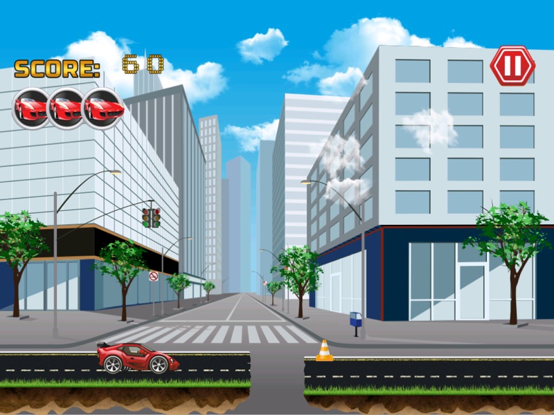 Big Auto Racing vs Grand Traffic screenshot 5