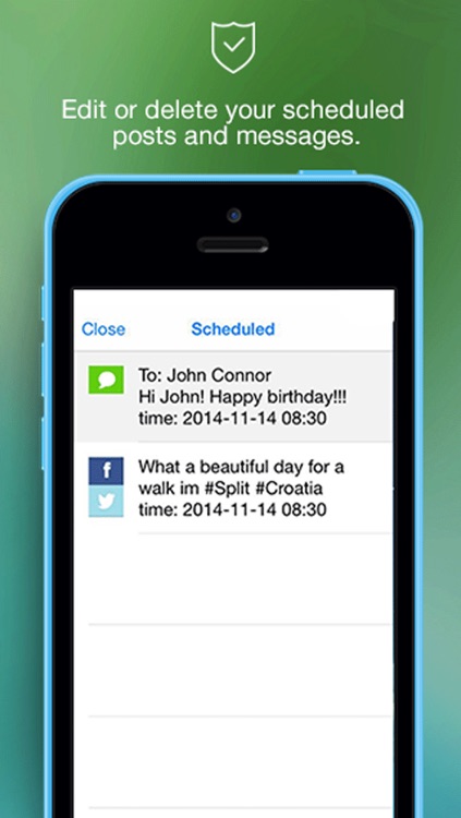 iSchedule Messages screenshot-3