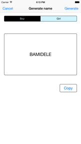 Baby name generator free screenshot