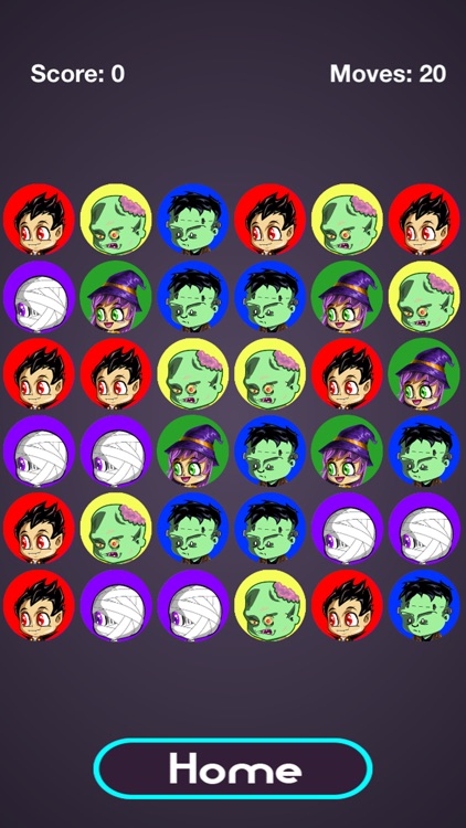Halloween Monster Match: a Spooky Game of Color Connecting