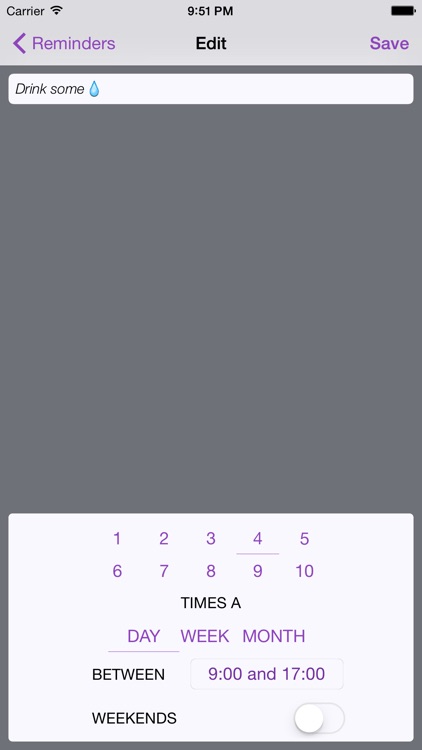 Break out! - Reminders