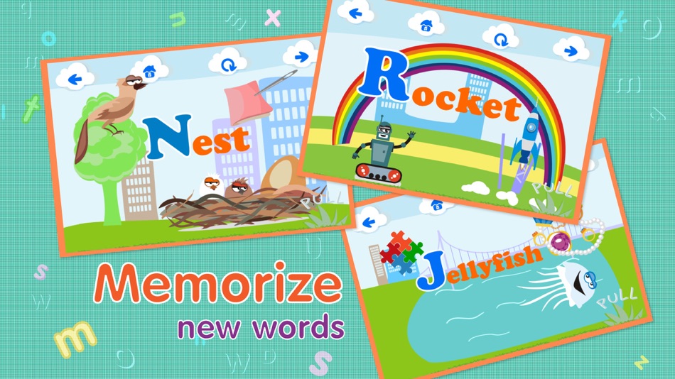 ABCs alphabet phonics games for kids based on Montessori learining approach - 2.1.0 - (iOS)