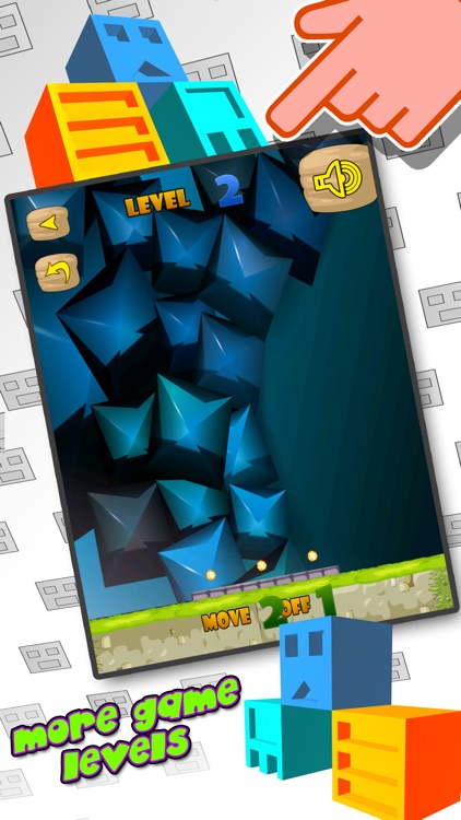 Geometry Cube Crash: Move and Swipe