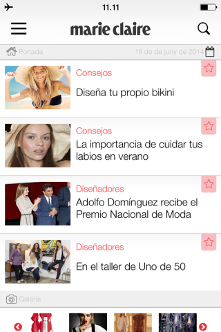 Marie-Claire.es App - Moda, belleza, pasarelas, diseñadores, tendencias. screenshot 2