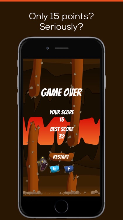 Little Batty - the dark flappy sister of the bird screenshot-3