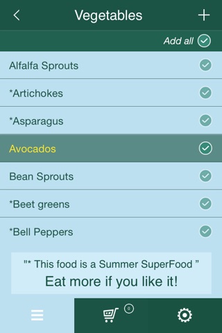 Summer Grocery list- A Perfect Pitta Reducing Diet shopping list screenshot 3