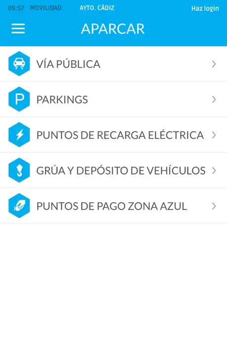 Aplicación Oficial de Movilidad Urbana de la Ciudad de Cádiz