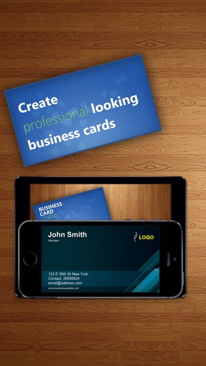 Business Card Studio Designer - Graphic Creator, Editor & Maker with Logos & Icons