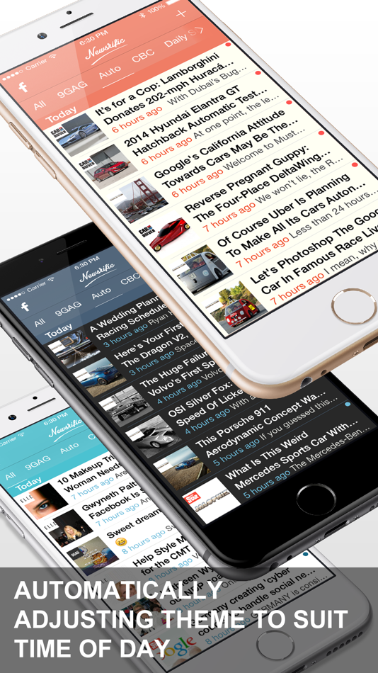 #4. Newsrific: A Free RSS News Digest Feed Reader App with Yahoo Feeds (iOS) 由: Savy Soda Pty Ltd