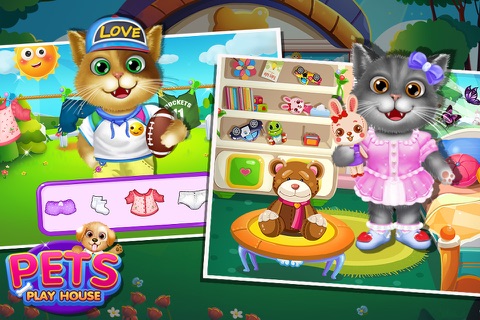 Puppy House Party - Adorable Animals Playhouse Kids Mini Games: Early Childhood Learning screenshot 4