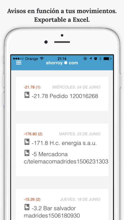 ahorro y punto - tus gastos