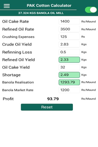 RP Cotton Calculator Pak screenshot 3