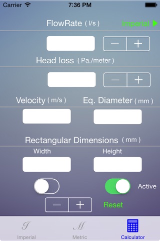 Ductulator - Duct Sizer screenshot 3